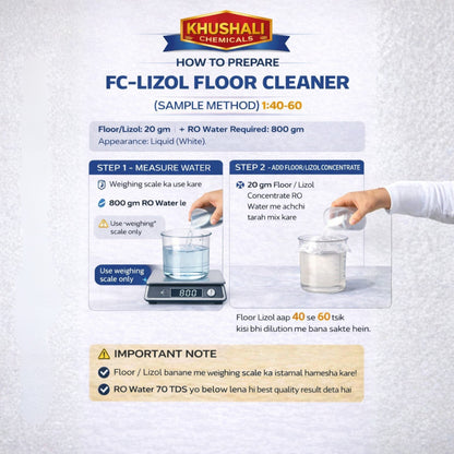 Floor Cleaner Raw Material | Khushali Chemicals