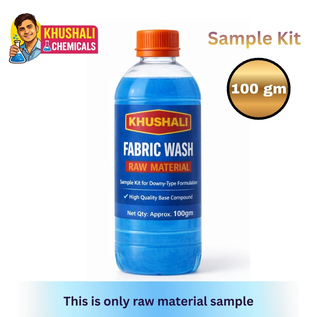 Fabric Wash Raw Material Sample Kit (100gm) | Khushali Chemicals