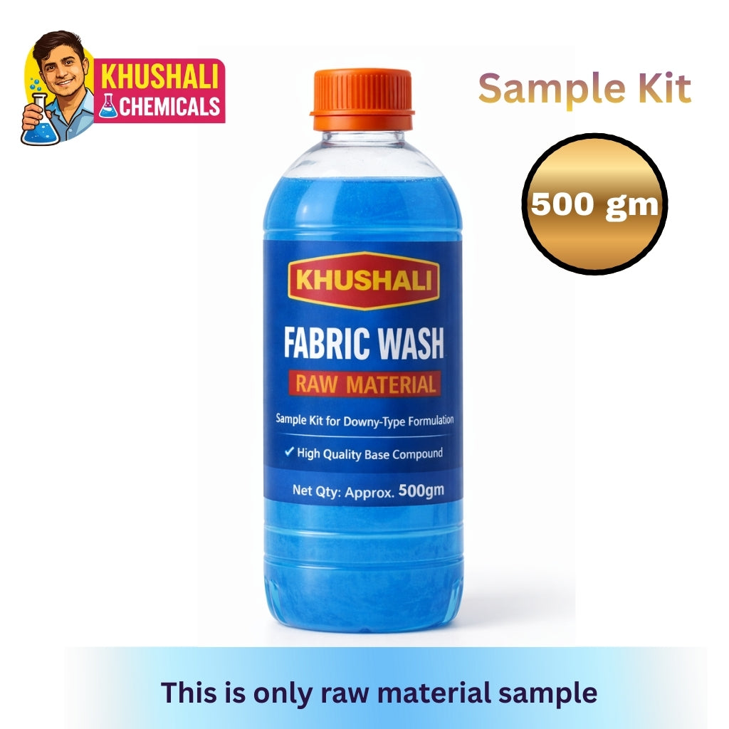 Fabric Wash Raw Material Sample Kit (500ml) | Khushali Chemicals