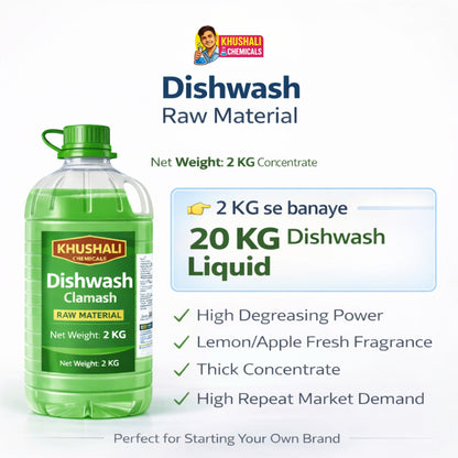 7 Cleaning Products Raw Material Combo Pack (2KG Each) | Khushali Chemicals | Start Your Own Brand