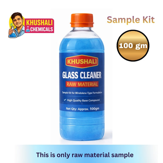 Glass Cleaner Raw Material Sample Kit (100gm) | Khushali Chemicals