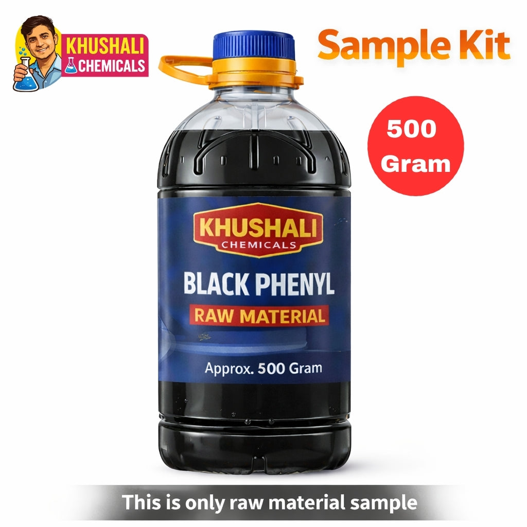 Black Phenyl Raw Material Sample Kit (500ml) | Khushali Chemicals