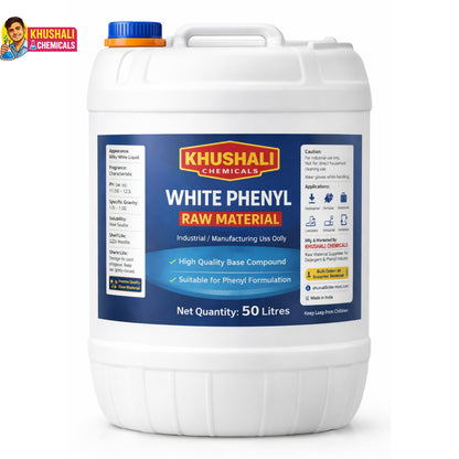 White Phenyl Raw Material | Bulk Supply (5L / 25L / 50L) | Khushali Chemicals