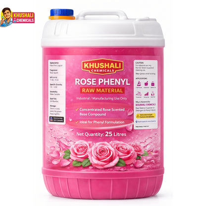 Rose Phenyl Raw Material | Bulk Supply (5L / 25L / 50L) | Khushali Chemicals
