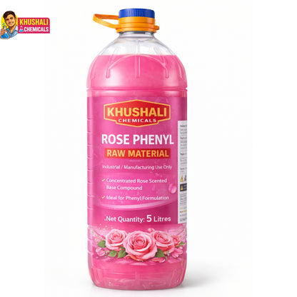 Rose Phenyl Raw Material | Bulk Supply (5L / 25L / 50L) | Khushali Chemicals