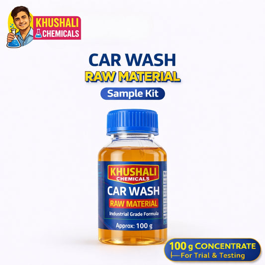 Car Wash Raw Material Sample Kit (100gm) | Khushali Chemicals