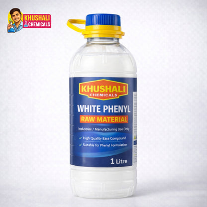 White Phenyl Raw Material | Bulk Supply (5L / 25L / 50L) | Khushali Chemicals