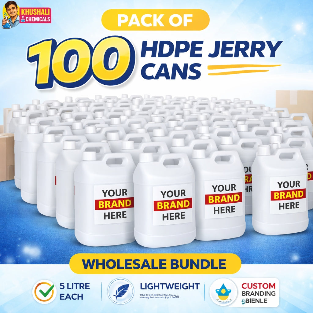 5 Litre HDPE Chemical Can with Handle – 173g Weight | Custom Label Friendly Container
